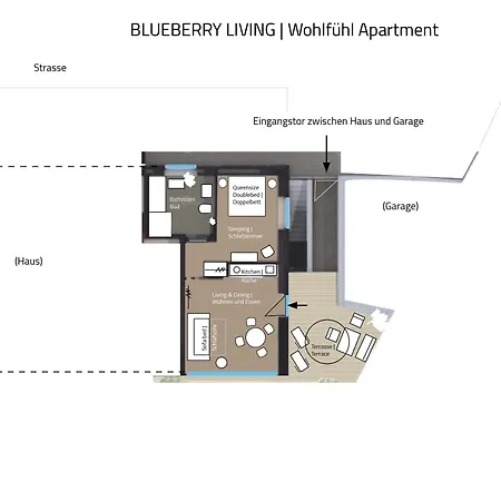 Blueberry Living - Wohlfuehl-apartment Starnberger See, Design, Sport & Διαμέρισμα Tutzing